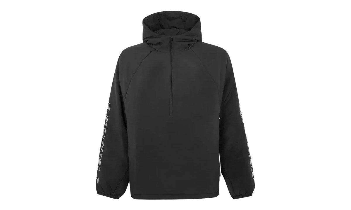 Nylon Half Zip Anorak "Vintage Black" 202HO258241F