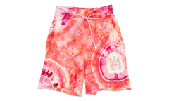 Tie Dye Ma Sweatshorts "Orange / Pink" SS22MJL025_Peach