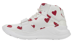 Regis Heart Print High-Top Sneaker WMNS "White" BRB WHT SNK 69LE 2364