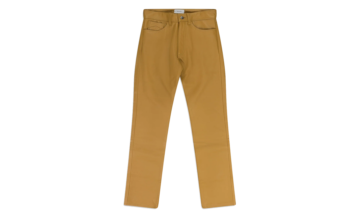 Leather Pants "Brown" RHDMBTM0195 BRN