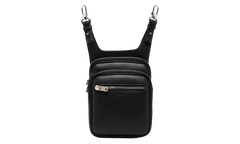 Calf Hip Pouch "Black / Silver" W0A32326CA BLS
