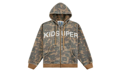 Kid Super Face Camo Hoodie "Green" KS005