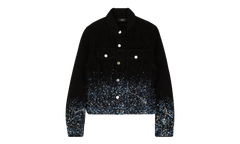 Black Crystal Painter Trucker Jacket "Black" AMIRI BLACK CRYSTAL PAINTER TRUCKER