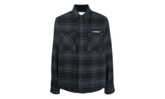 Outline ARR Flannel Shirt "Grey / White" OMGA133C99FAB0010701