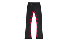 Leather Pant "Red / Black" LSLPBR