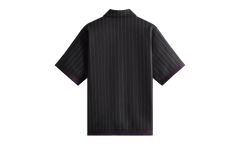 Pinstripe Woodpoint Shooting Shirt "Black" KHM031018 001