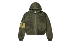 Safari Zip Up Hoodie "Olive" VAL121