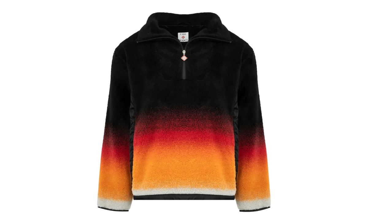 Gradient Fleece Quarter Zip Sweatshirt "Gradient - Black" M AW25 JK 376 01 EX SKI GRAD