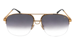 Collins Half Rim 24KT "Yellow Gold / Charcoal Black Flash Pink" MPCL2 0003 54T6
