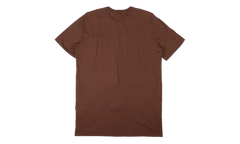 Throat Cotton Level Short Sleeve T-Shirt "Brown" TCLS001