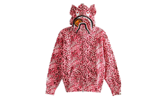 Wild Leopard Pattern Milo Shark Full Zip Hoodie WMNS "Pink Camo" 2L80215001 PNK