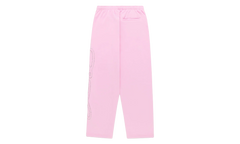 Rhinestone Script Wide Leg Sweatpants "Light Pink" SP5der350