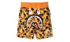 BAPE x XO Shark Sweat Shorts "Orange" BXSSSO