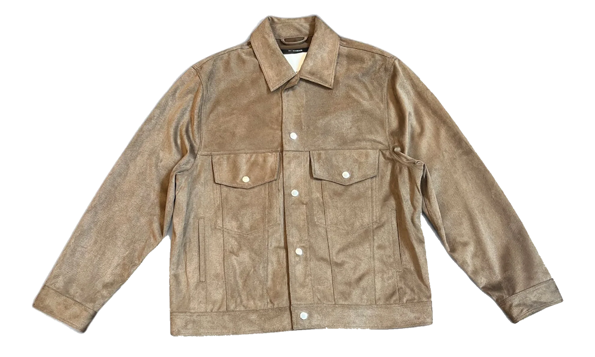 Worker Jacket "Twill Suede Knit - Brown" 261 MJK052 SKNTBRN