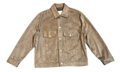 Worker Jacket "Twill Suede Knit - Brown" 261 MJK052 SKNTBRN