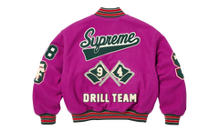 Drill Team Patch Varsity Jacket "FW25 - Magenta" SU27249
