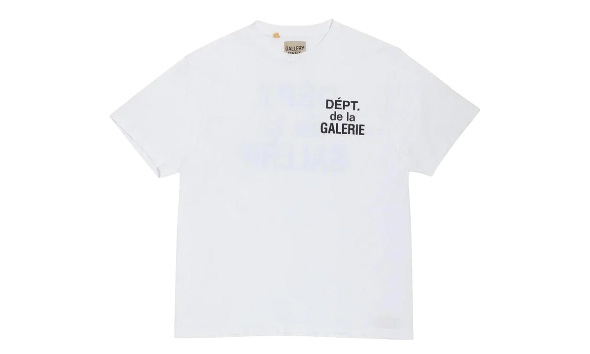 French T-Shirt "White / Black" GD016