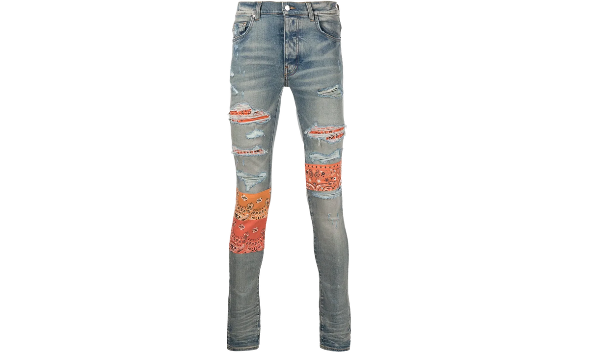 Vintage Bandana Artpatch Jean Clay Indigo "CLAY INDIGO" PS22MDS140 CLAY INDIGO