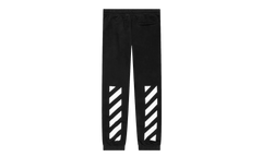 Helvetica Slim Sweatpants "Black" OMCH029C99FLE0021001