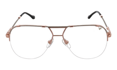Blanco Half Rim 24KT Two-Tone "Rose / White Gold / Clear" HRBA2 0006 17A3