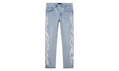 P005 Embroidered Logo Jeans "Light Indigo" P005 LEML226