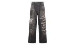 Carpenter Repaired Baggy Jean "Crafted Black" AMBMJE1006 680