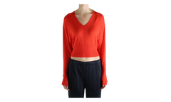 V Cropped Top WMNS "Coral" RP01F6665 WS 83
