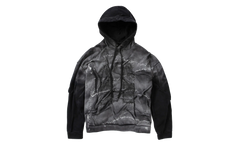 Gathered Thorn Window Hoodie "Black / Grey" CU6OFEQL