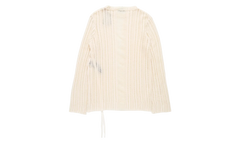 Halvar Crew Neck Irregular Rib Sweater "Natural White" B0013185KN068002