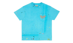 Vintage Logo Painted T-Shirt "Turquoise" GD041