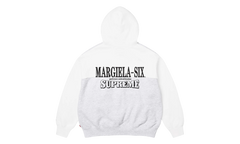 MM6 Maison Margiela Eagle Zip Up Hooded Sweatshirt "SS26 - grey" SU27172