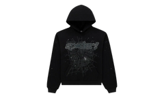 Rhinestone Punk V2 Hoodie "Black" SP5der337