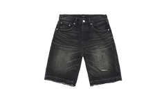 Smoke Worn Vintage Short "Black" P059 SWVB325