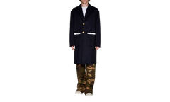 Sartorial Tape Button-up Coat "Navy" PMER016E23FAB0014603