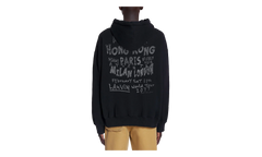 PRINTED KNIT HOODIE "Black" RU HO0005 J117 P24 10