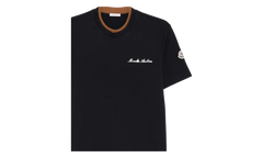 Crew Neck Short Sleeve T-Shirt "Navy Blue" MON56