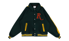 RAGLAN VARSITY JACKET "Green" RHD-MOTW-0044