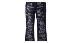 WDW Scripture Sweatpants "Navy Blue" FOADCFN7