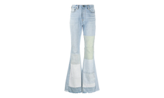 Reconstructed Flare Jeans Patch "Multi Indigo" Y0W01405RD MUI