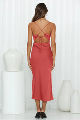 Athena Arriving Midi Dress Rose