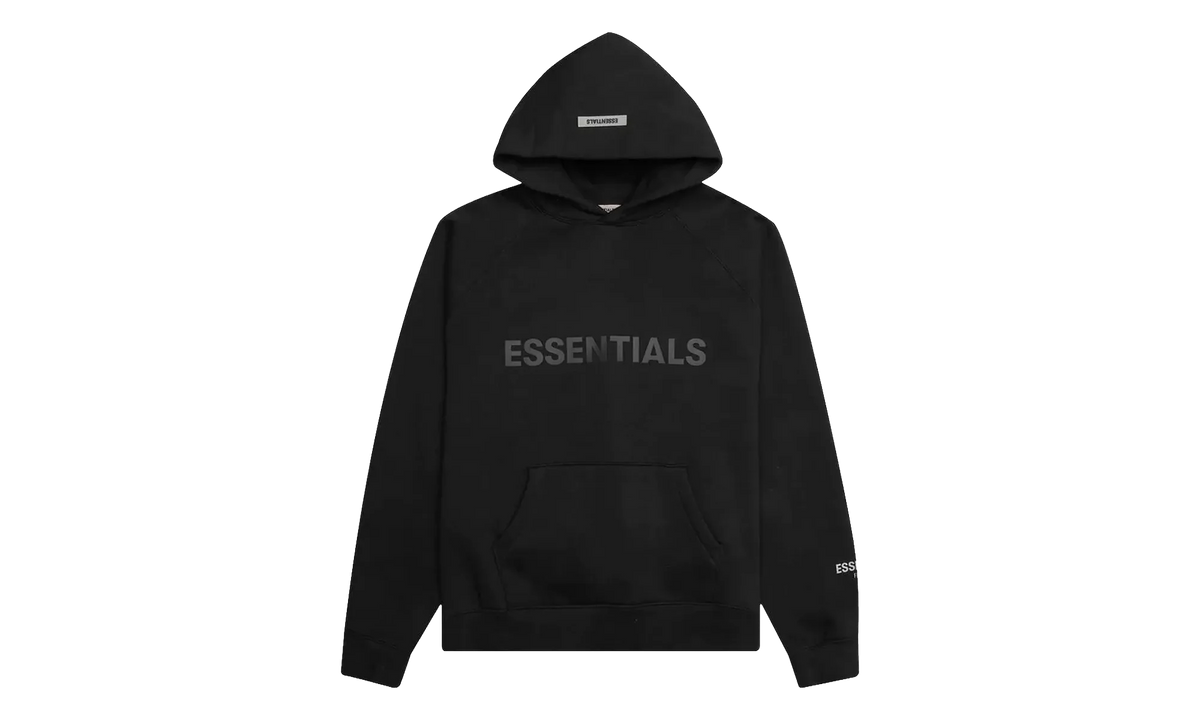 Pullover Hooded Sweatshirt Applique Logo "Black" 192HO202000F