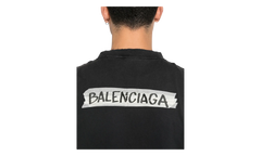 Masking Tape Medium Fit T-shirt "Faded Black" 764235 TTVL6 1041