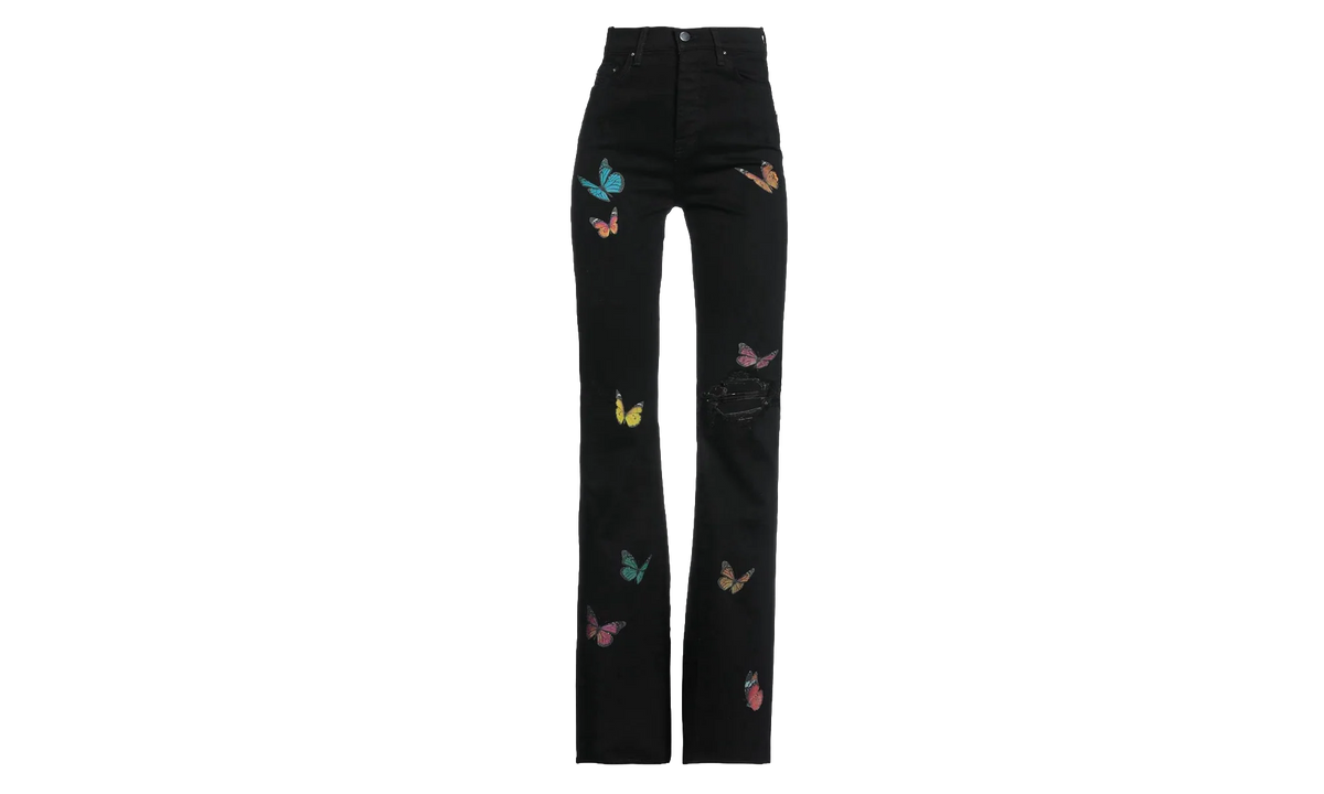 Butterfly Flare Broken Jeans "Black" Y0W01404SD BLK
