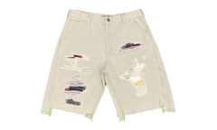 Repair Double-Wide Carpenter Shorts "Beige" BWA114