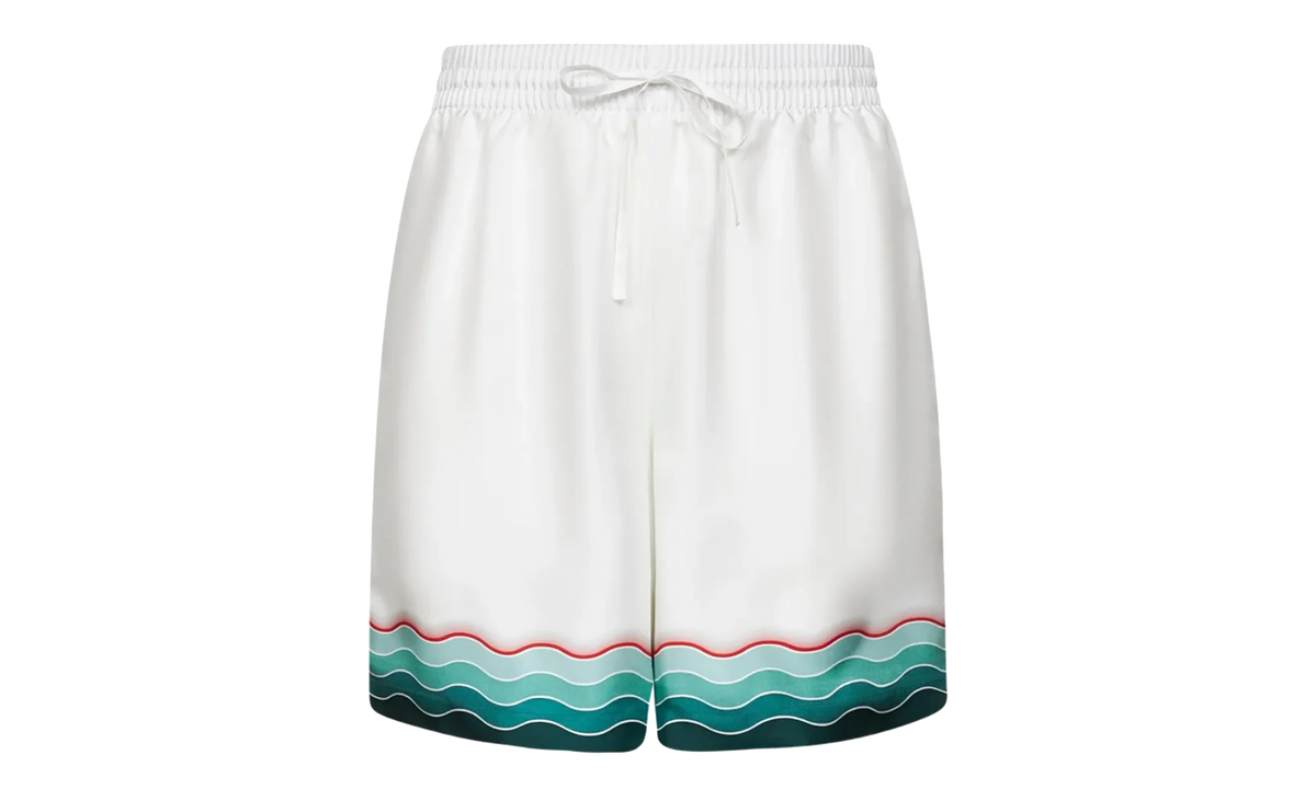 Montagne Ondulee Silk Shorts "White" MPF25 TR 012 03