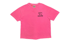 French Logo Short Sleeve Tee Shirt "Flo Pink" GDFLSSTSFP