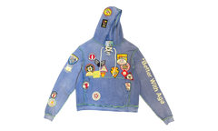 Gentlemen's Waffle Hoodie "Blue" BWA84