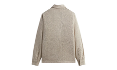 Slub Boucle Boxy Collared Overshirt "Canvas" KHM031816 210