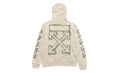 Outline Marker Arrow Hoodie "Beige" OMBB097G20FLE0021710