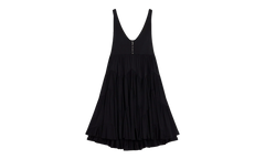 SLEEVELESS GATHERED SHORT DRESS "Black" RW DR0009 4893 P24 10